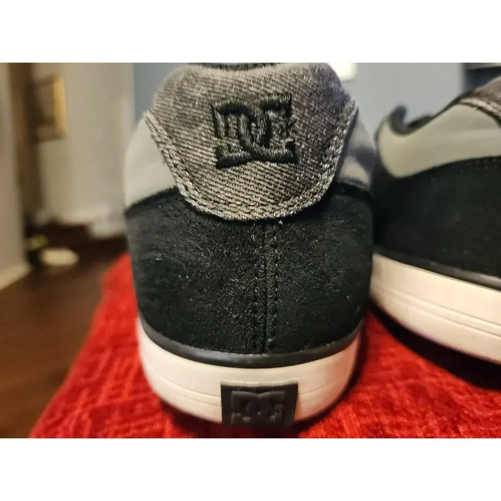 DC Pure Men's Skate Shoes Black/grey 9.5m